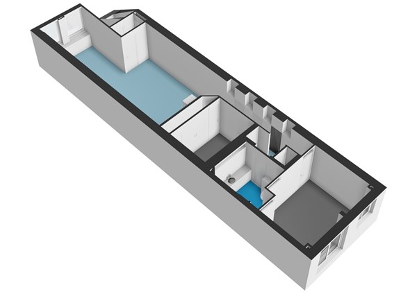 Floorplan - Kerkstraat 125O, 1017 GE Amsterdam